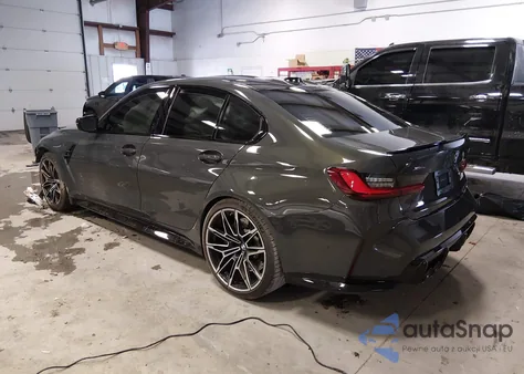 2025 BMW M3 Competition xDrive z USA, uszkodzony, nr VIN WBS33HJ06SFU49337